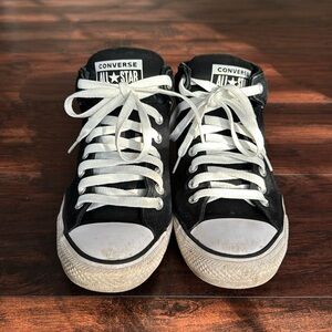 Men’s 9 Women’s 11 Converse Mid Black